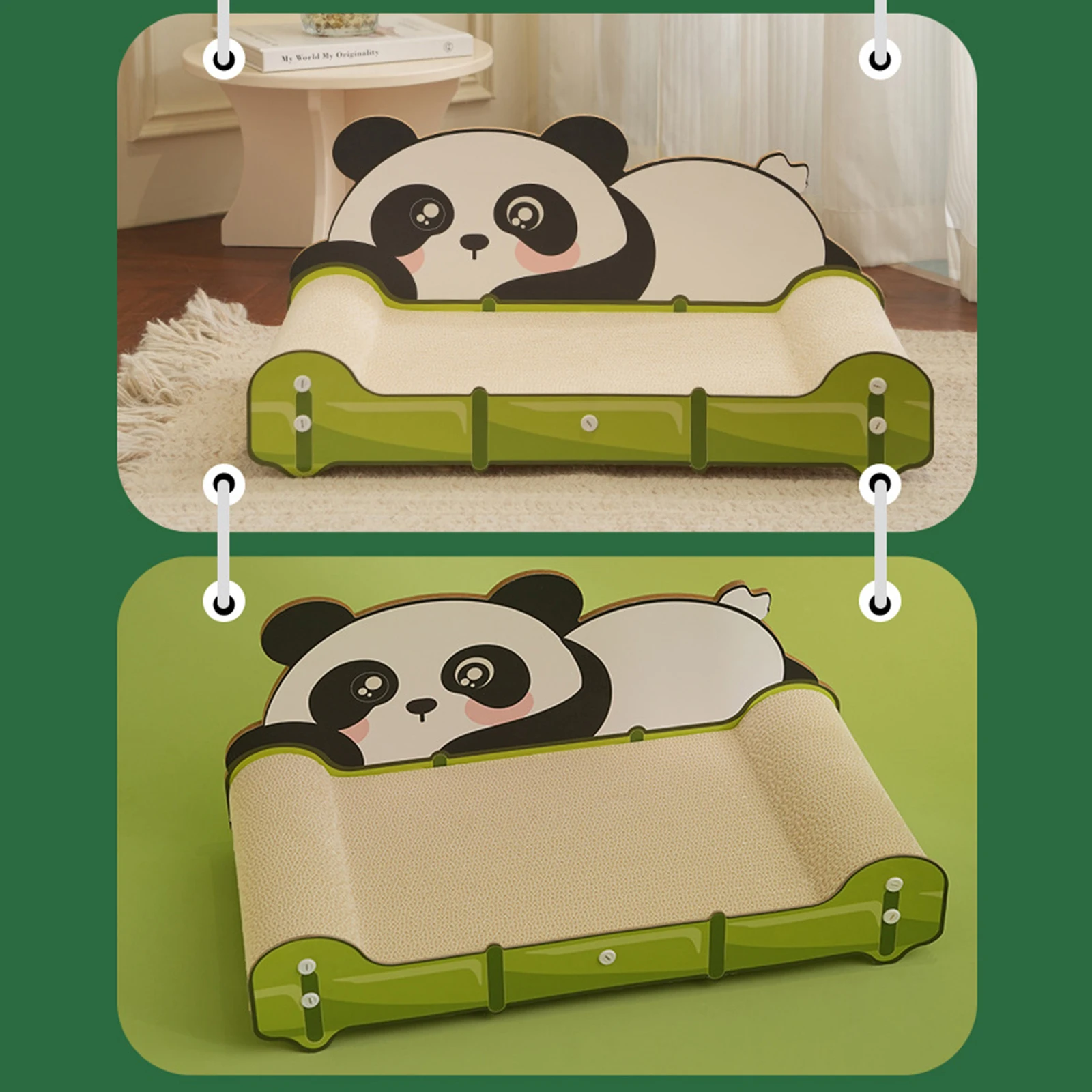 Bear Cat Scratching Board Sofa Cat Couch Scratcher Cardboard for Indoor Cats
Bear Cat Scratching Board Sofa Cat Couch Scratcher Cardboard for Indoor Cats