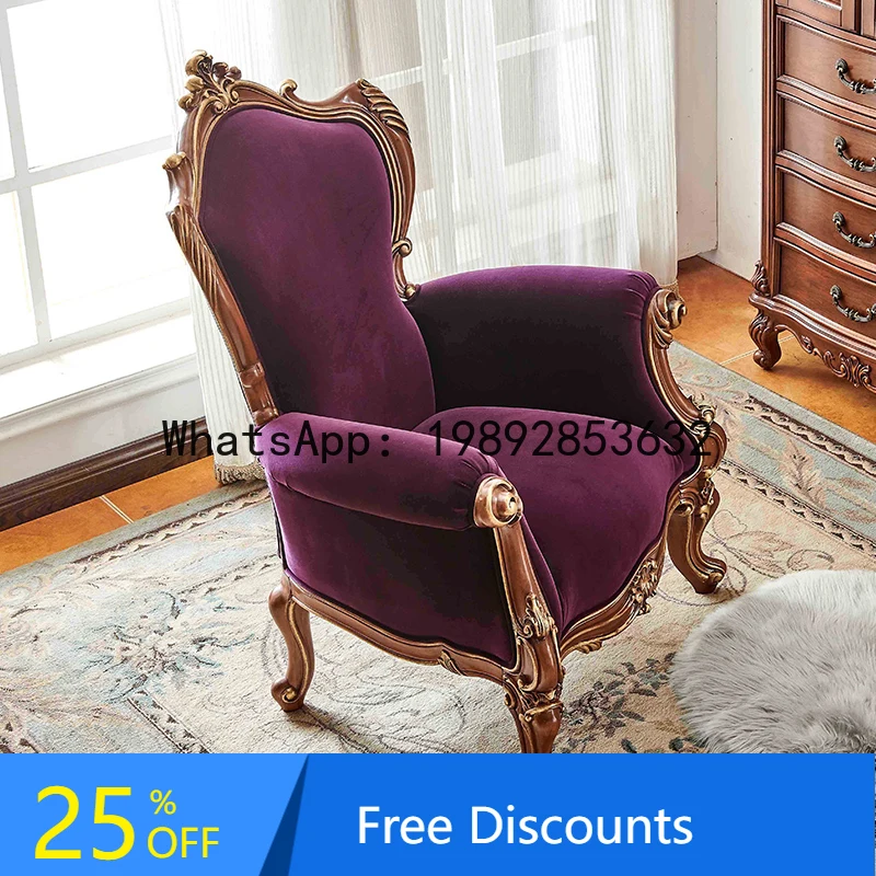 XL Single Sofa Chair Solid Wood American Style Leisure Living Room Bedroom Vintage Single Chair
XL Single Sofa Chair Solid Wood American Style Leisure Living Room Bedroom Vintage Single Chair