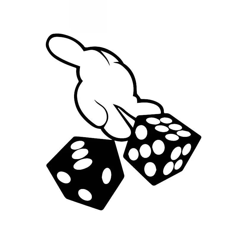 Car Stickers Fun Dice Funny Fashion PVC Car Decoration Accessories Decals Creative Waterproof Sunscreen Black/white,16cm * 16cm 
Car Stickers Fun Dice Funny Fashion PVC Car Decoration Accessories Decals Creative Waterproof Sunscreen Black/white,16cm * 16cm