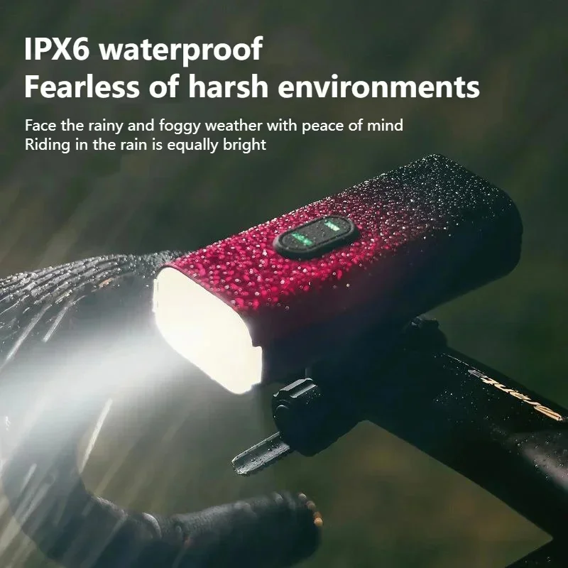 Type-c Rechargeable Bicycle Light Night Riding High Brightness LED Mountain Bike Headlight Waterproof Outdoor Riding 2000 Lumens
Type-c Rechargeable Bicycle Light Night Riding High Brightness LED Mountain Bike Headlight Waterproof Outdoor Riding 2000 Lumens