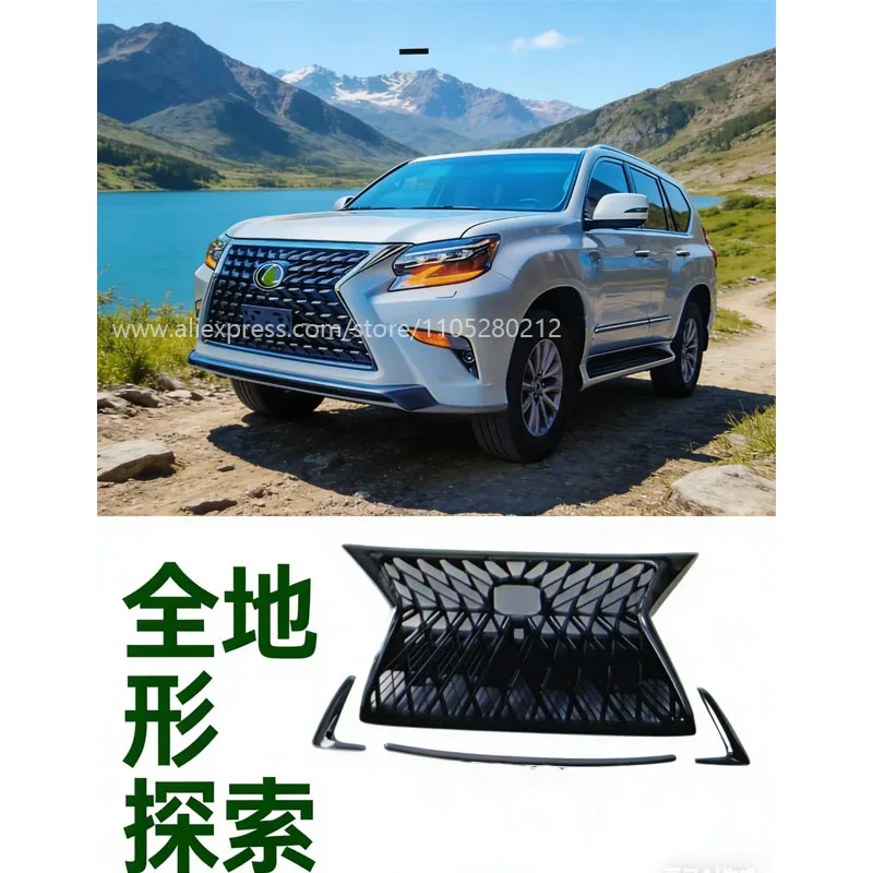 2020 GX400/GX460 Special Edition front grille with glossy black honeycomb design, custom upgrade for Lexus GX
2020 GX400/GX460 Special Edition front grille with glossy black honeycomb design, custom upgrade for Lexus GX