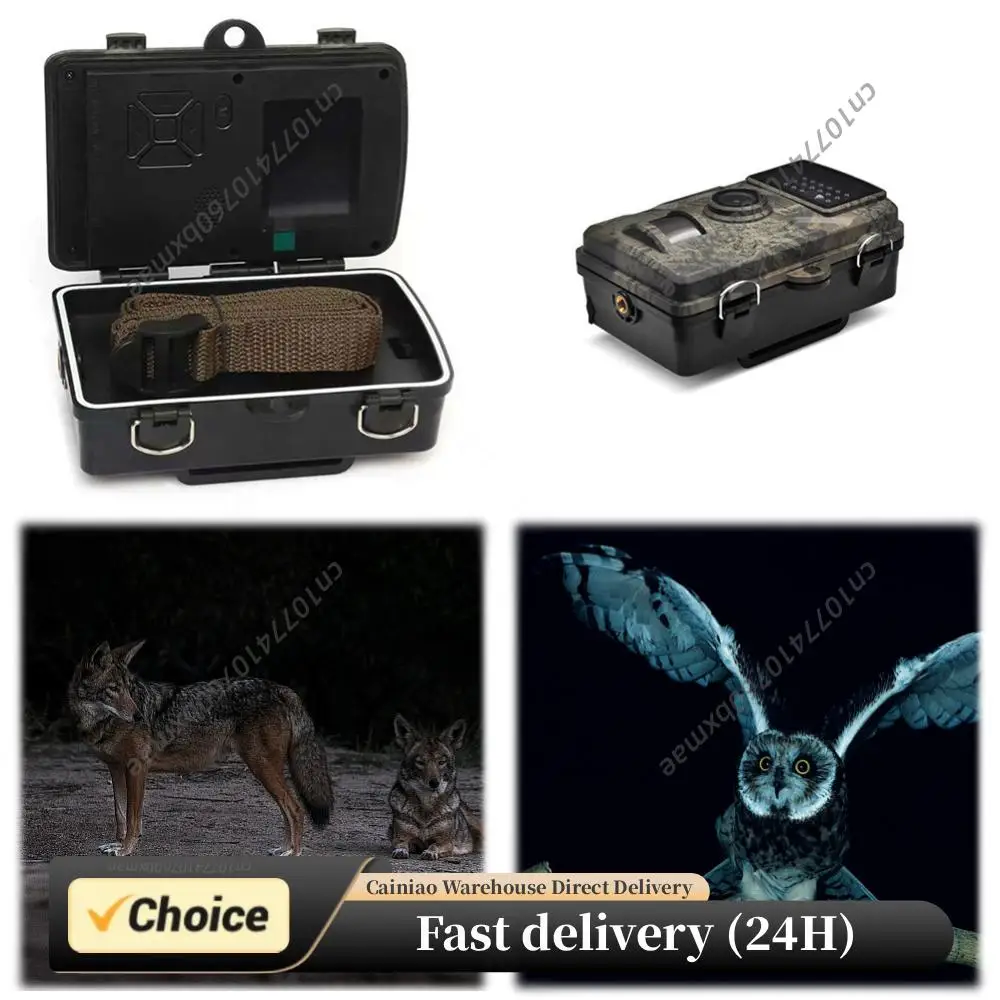 Hunting Trail Camera Waterproof Infrared Night Vision Security Cam Motion Activated Wildlife Camera for Outdoor Wildlife Hunting
Hunting Trail Camera Waterproof Infrared Night Vision Security Cam Motion Activated Wildlife Camera for Outdoor Wildlife Hunting