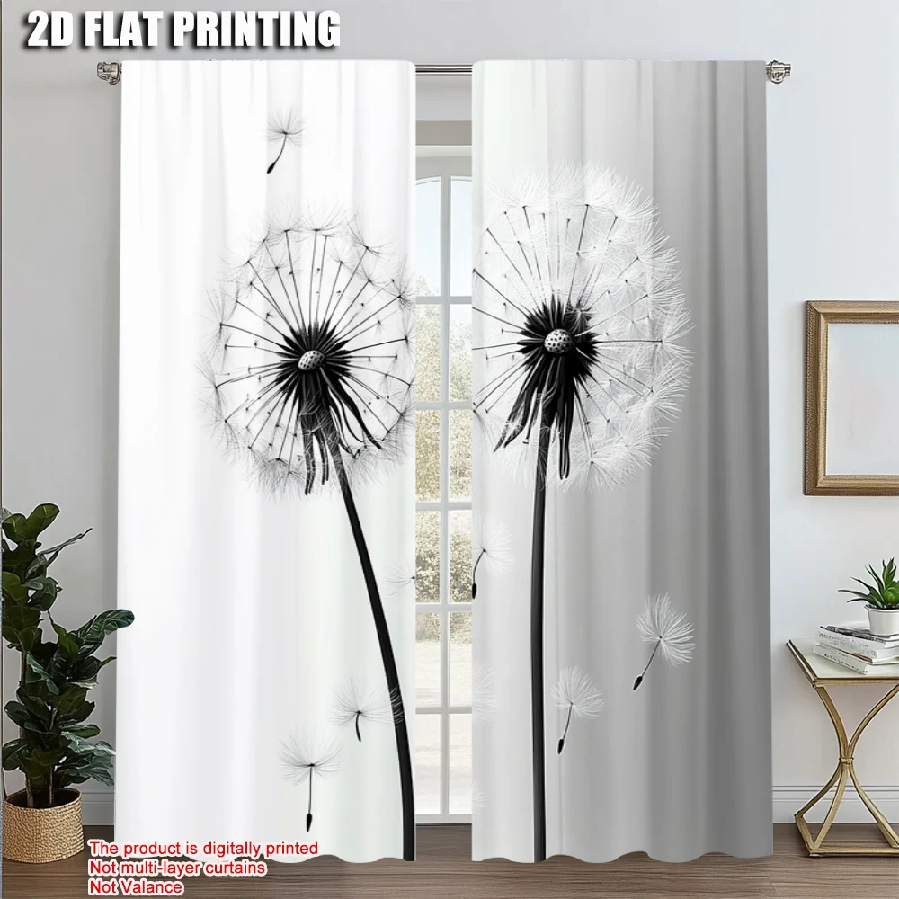 2pcs, Curtains 2D print Dandelion Floral 100% Polyester (without rod) Versatile All Ldeal for Bedroom, Office, Kitchen, Living
2pcs, Curtains 2D print Dandelion Floral 100% Polyester (without rod) Versatile All Ldeal for Bedroom, Office, Kitchen, Living