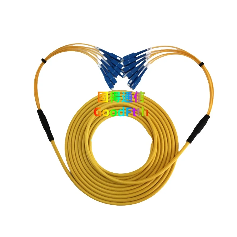6 Core Fiber Patch Cord Lead SC-SC UPC SM 6Core Breakout Bundle Jumper Patchcord 5m-500m Cable GoodFtth
6 Core Fiber Patch Cord Lead SC-SC UPC SM 6Core Breakout Bundle Jumper Patchcord 5m-500m Cable GoodFtth