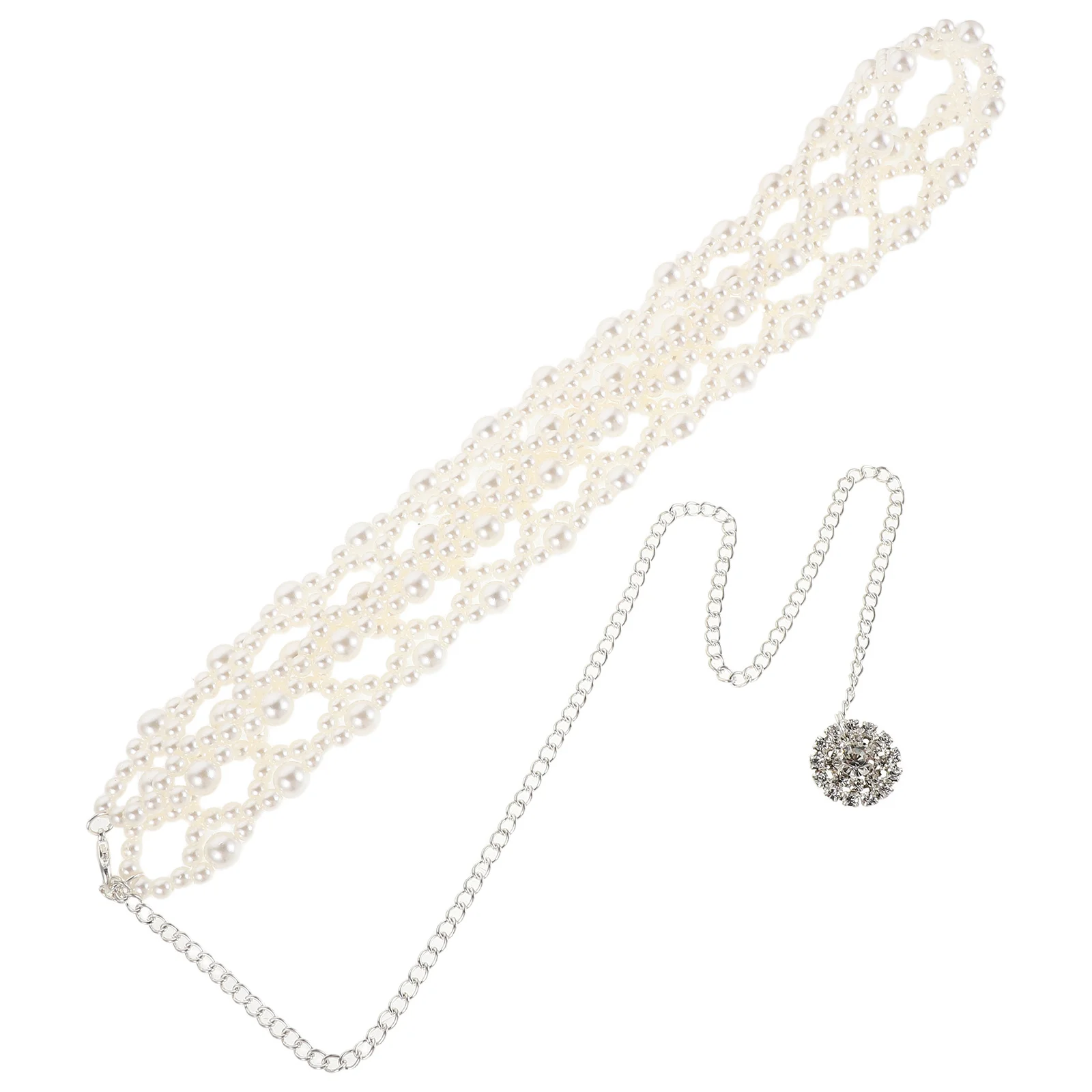 Pearl Waist Chain Body Jewelry Beaded Belly Chain Adjustable Waist Belt Dress Decoration Wedding Formal Women Dress Belt 
Pearl Waist Chain Body Jewelry Beaded Belly Chain Adjustable Waist Belt Dress Decoration Wedding Formal Women Dress Belt