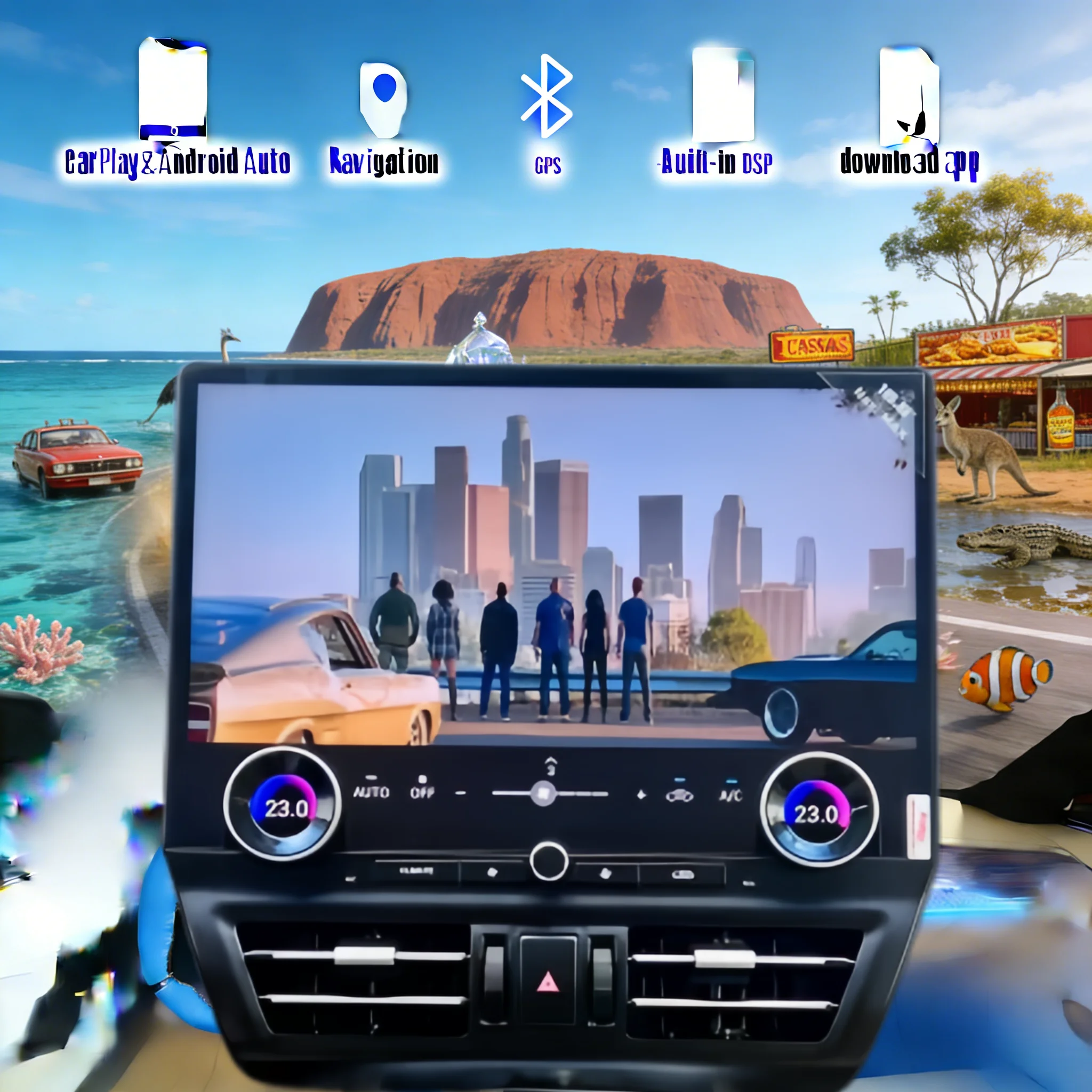 16.8" Android 14 Carplay Auto Car Radio For Toyota Land Cruiser Prado 150 2010-2022 Screen Multimedia Stereo Player GPS Head
16.8" Android 14 Carplay Auto Car Radio For Toyota Land Cruiser Prado 150 2010-2022 Screen Multimedia Stereo Player GPS Head