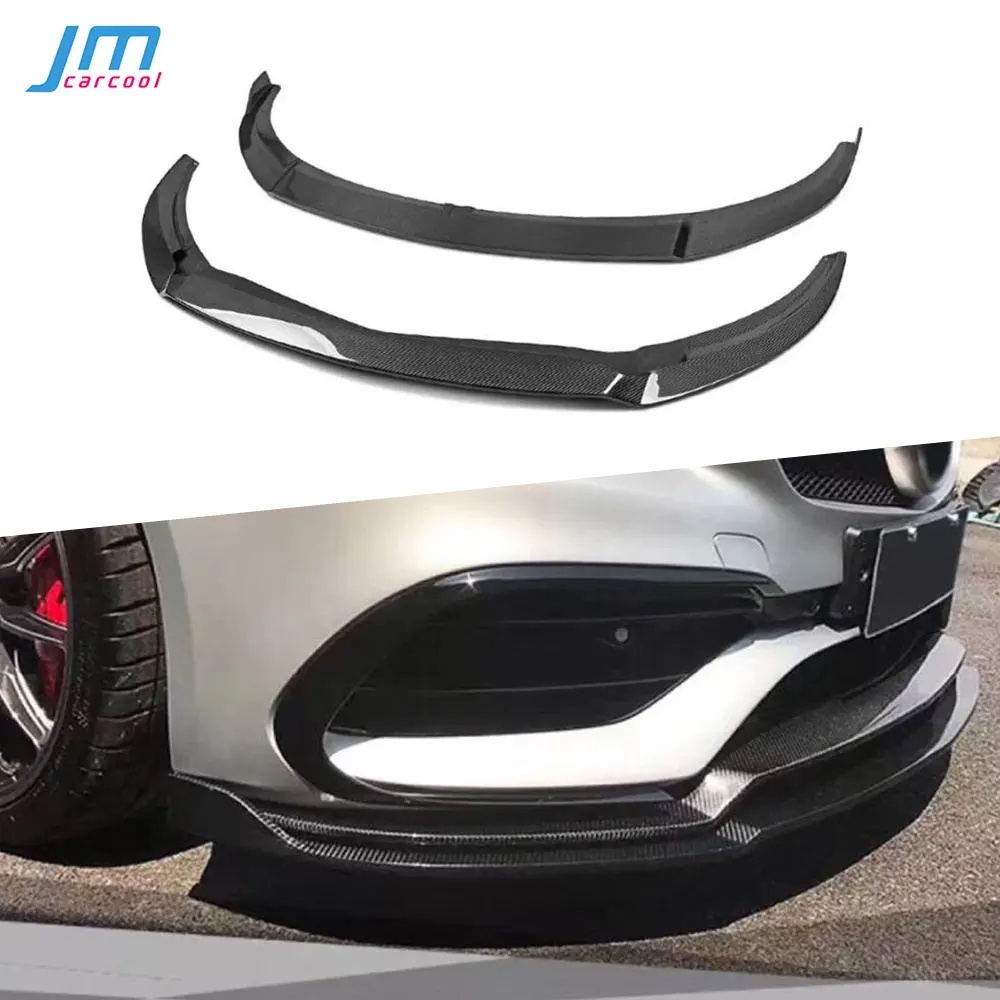 2PCS Real Carbon Fiber Bumper Chin Guard Double Front Lip Spoiler For Benz CLA Class W117 CLA45 AMG Facelift 2016-2019
2PCS Real Carbon Fiber Bumper Chin Guard Double Front Lip Spoiler For Benz CLA Class W117 CLA45 AMG Facelift 2016-2019