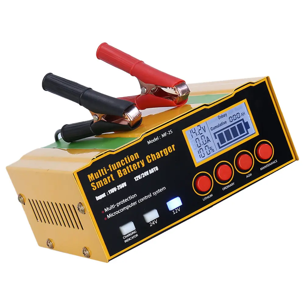 12V 24V Battery Charger Digital Display Short Circuit Protection Gel Motorcycle Car Energy Saving Temperature Control
12V 24V Battery Charger Digital Display Short Circuit Protection Gel Motorcycle Car Energy Saving Temperature Control