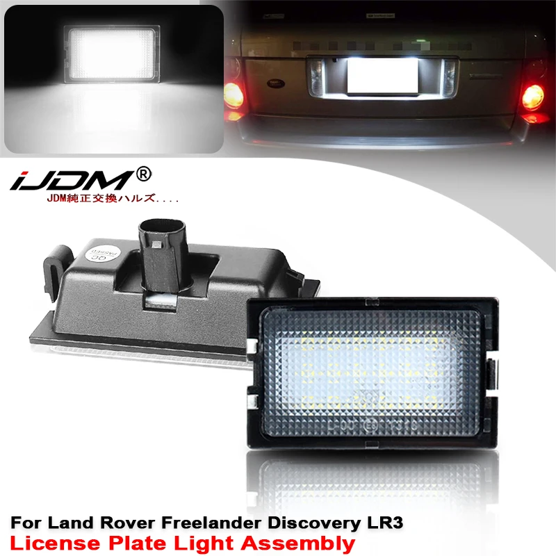 2pcs LED Car Number License Plate Lights Lamps White For Land Range Rover Sport L320 Discovery 3 4 LR3 LR4 Freelander 2 LR2 12V
2pcs LED Car Number License Plate Lights Lamps White For Land Range Rover Sport L320 Discovery 3 4 LR3 LR4 Freelander 2 LR2 12V