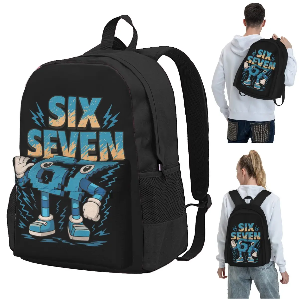 Kids Meme 67 Six Seven 6 7 Italian Brainrot Backpack Student BookBag Children School Bag Computer Shoulder Bags for Boys Girls
Kids Meme 67 Six Seven 6 7 Italian Brainrot Backpack Student BookBag Children School Bag Computer Shoulder Bags for Boys Girls
