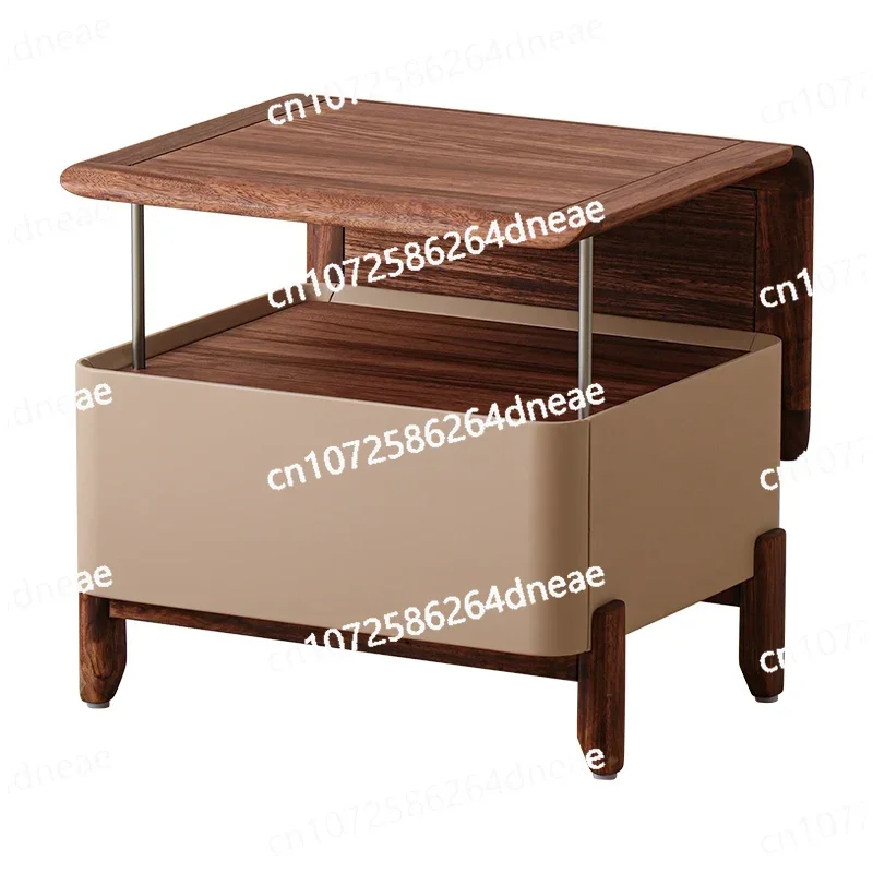Walnut Ebony Bedside Table Simple Modern Locker Storage Cabinet
Walnut Ebony Bedside Table Simple Modern Locker Storage Cabinet