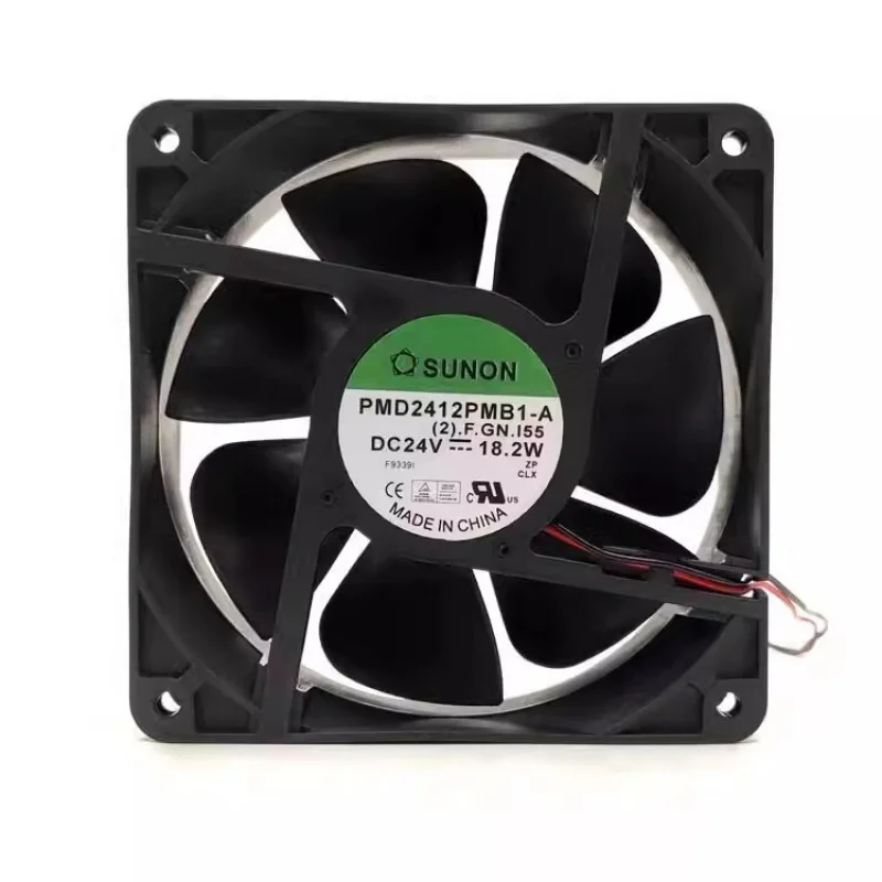 S+ SUNON PMD2412PMB1-A (2).GN 12038 DC24V 18.2W 2-Wire Inverter Cooling Fan
S+ SUNON PMD2412PMB1-A (2).GN 12038 DC24V 18.2W 2-Wire Inverter Cooling Fan
