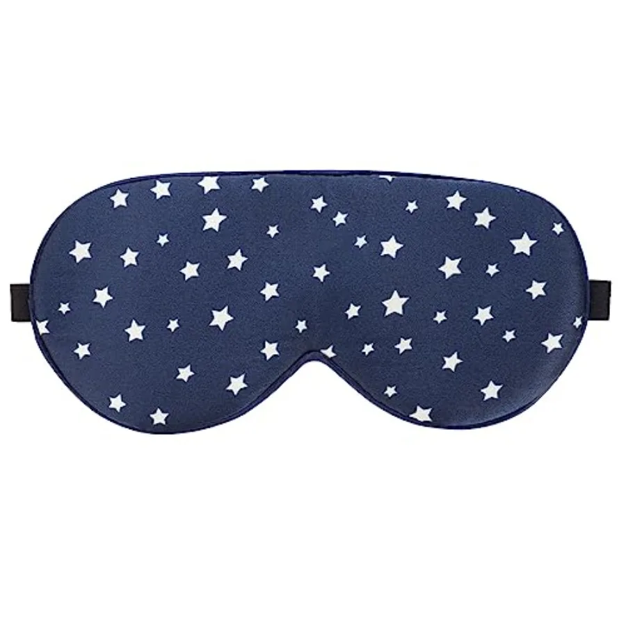 Natural Silk Sleep Mask, Super Smooth Eye Mask Blue Stars
Natural Silk Sleep Mask, Super Smooth Eye Mask Blue Stars