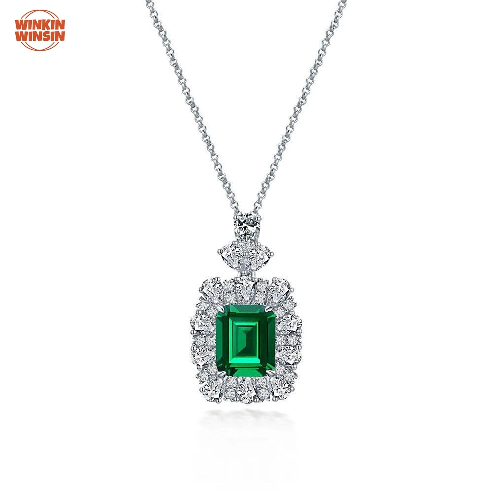 Winkin Winsin 925 Necklace for Women, European and American Retro Luxury 4ct Green Nano 9*11 Pearl Chain
Winkin Winsin 925 Necklace for Women, European and American Retro Luxury 4ct Green Nano 9*11 Pearl Chain
