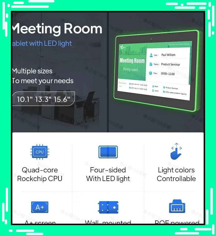 2026new Wall Mount 15.6 Inch Android Meeting Room Tablet With LED Light Bar Touch Screen LCD Conference Booking System POE NFC R
2026new Wall Mount 15.6 Inch Android Meeting Room Tablet With LED Light Bar Touch Screen LCD Conference Booking System POE NFC R