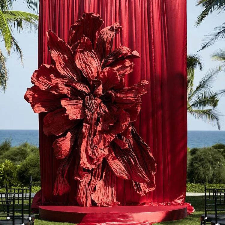 Super pleated beauty plastic flower wedding window photography background stage prop flower
Super pleated beauty plastic flower wedding window photography background stage prop flower