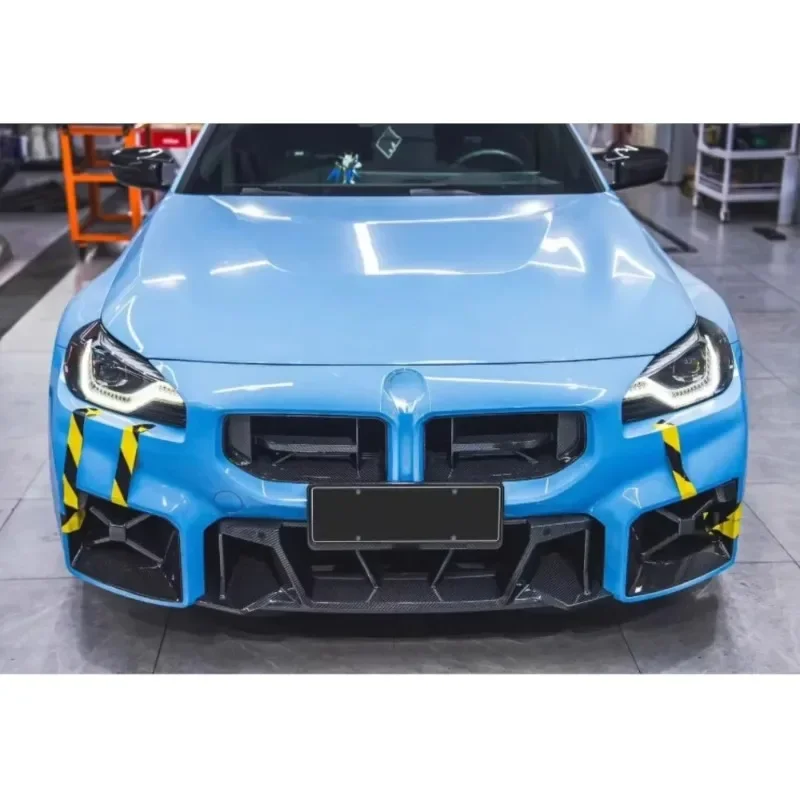 For BMW M2 G87 CS Style Dry Carbon Fiber Racing Grills Front Bumper Air Vent Cover Trim Foglamp Mesh Grill Frame Body Ki 2023+
For BMW M2 G87 CS Style Dry Carbon Fiber Racing Grills Front Bumper Air Vent Cover Trim Foglamp Mesh Grill Frame Body Ki 2023+