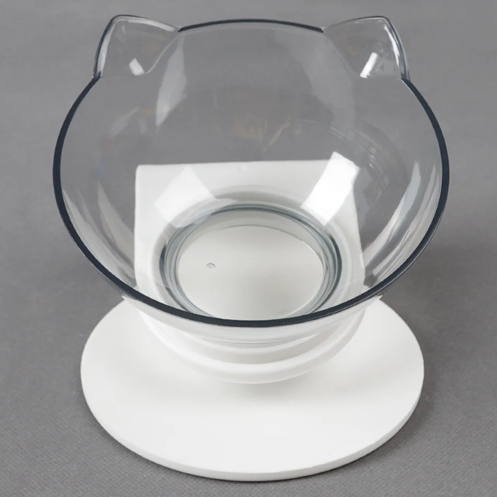 Clear Single Cat Bowl 15° Oblique Neck Guard Detachable Premium Material Food Water Bowl Reusable Transparent View
Clear Single Cat Bowl 15° Oblique Neck Guard Detachable Premium Material Food Water Bowl Reusable Transparent View