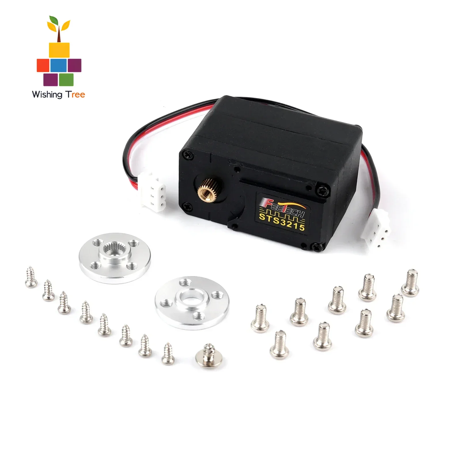 Feetech STS3215 30kg.cm Magnetic Encoder Servo Motor 360°Continuous Rotation High Precision TTL Feedback for Robotics/RC Models
Feetech STS3215 30kg.cm Magnetic Encoder Servo Motor 360°Continuous Rotation High Precision TTL Feedback for Robotics/RC Models