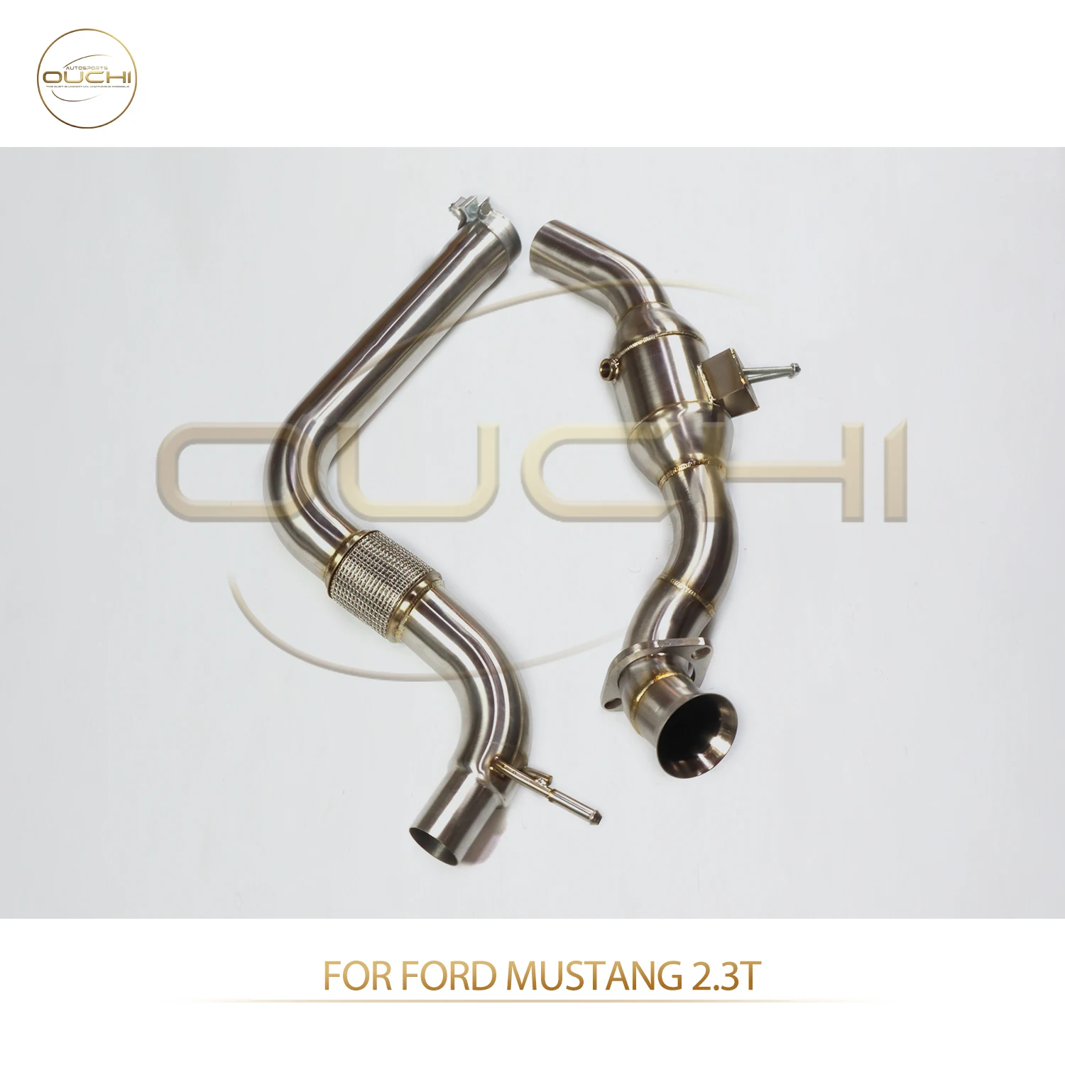 OUCHI Factory Direct Sales TIG Hand Welding Downpipe for Ford Mustang 2.3T SS304 Exhaust Easy Installation Increase Diameter
OUCHI Factory Direct Sales TIG Hand Welding Downpipe for Ford Mustang 2.3T SS304 Exhaust Easy Installation Increase Diameter