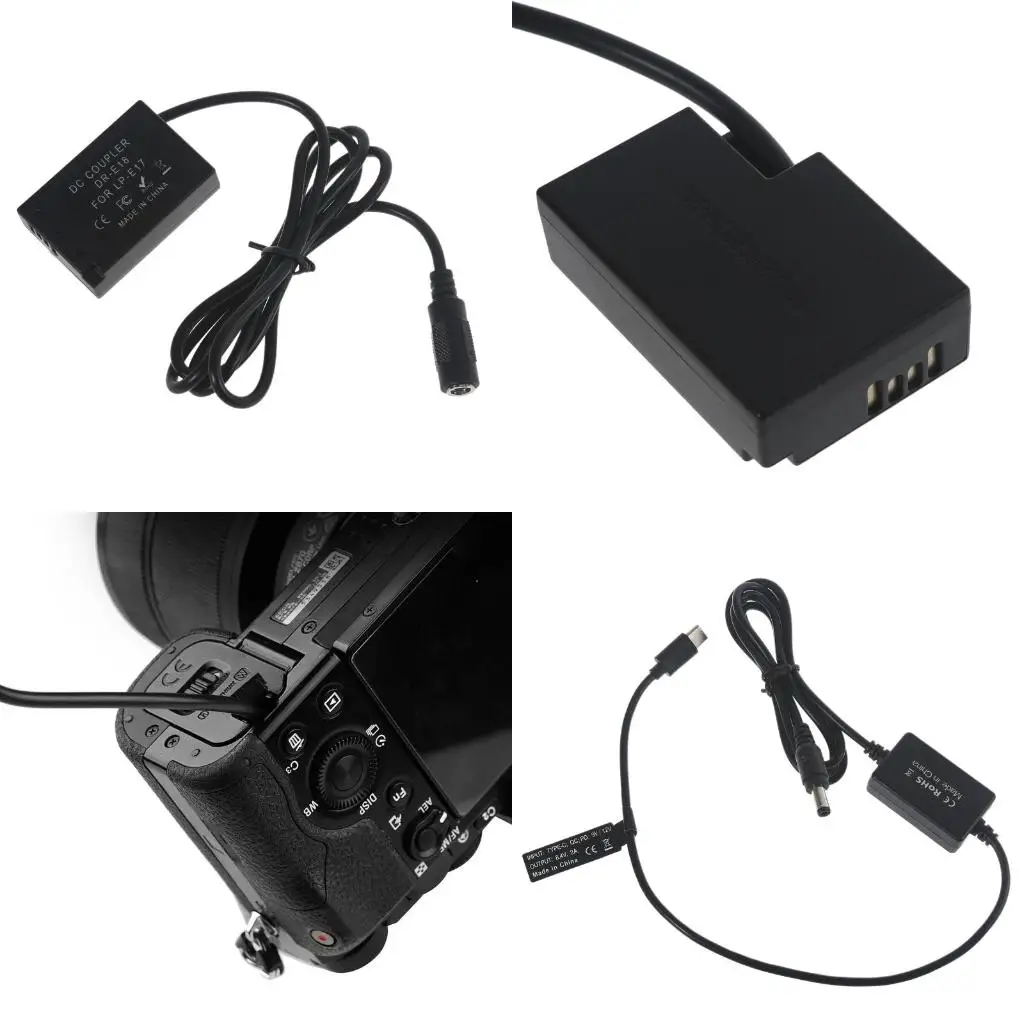 ACK-E18 AC Adapter DR-E18 for DC Coupler LP-E17 Battery
ACK-E18 AC Adapter DR-E18 for DC Coupler LP-E17 Battery