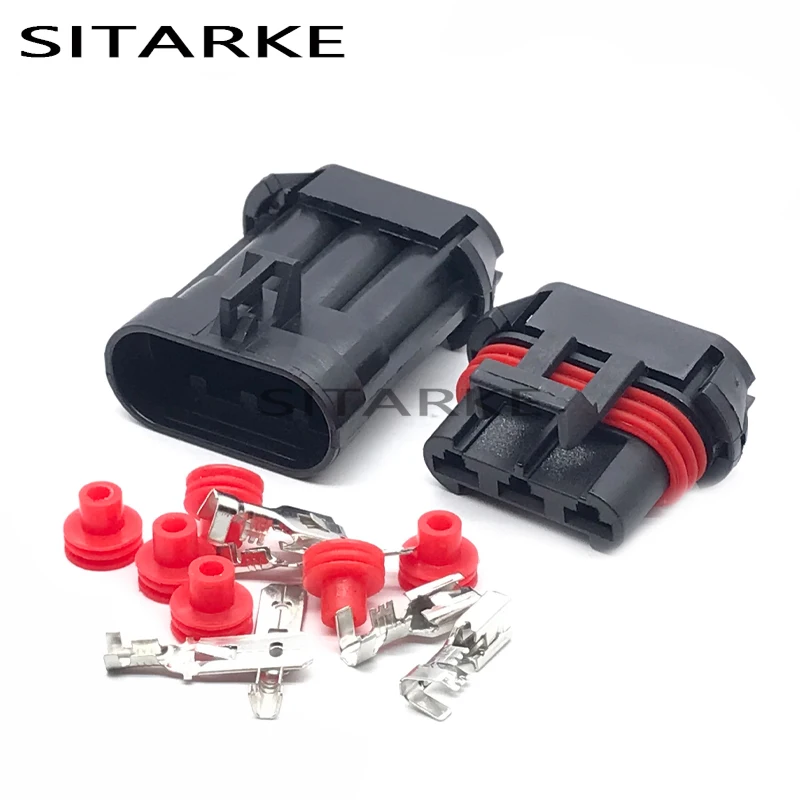 1 Set 3 Pin 12124686 12124685 Delphi Waterproof Cooler Fan Electronic Wire Connector Auto Male Female Buick Blower Plug Socket
1 Set 3 Pin 12124686 12124685 Delphi Waterproof Cooler Fan Electronic Wire Connector Auto Male Female Buick Blower Plug Socket