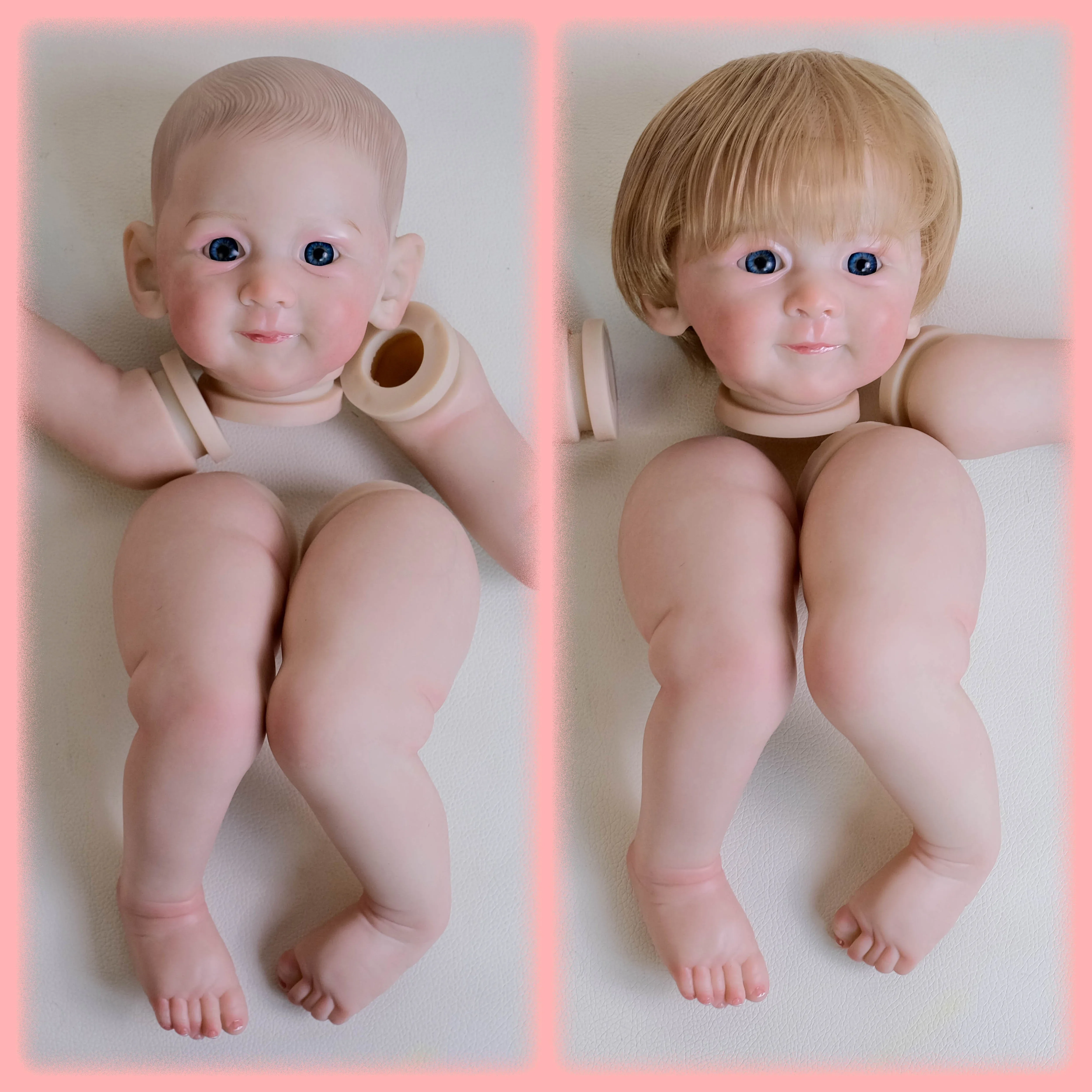 Henry Reborn Doll Kits 20'' Hand Draw Hair Kit/Hand Rooted Hair Kit Lifelike Multiple Layers Painting Doll Parts Visible Veins
Henry Reborn Doll Kits 20'' Hand Draw Hair Kit/Hand Rooted Hair Kit Lifelike Multiple Layers Painting Doll Parts Visible Veins