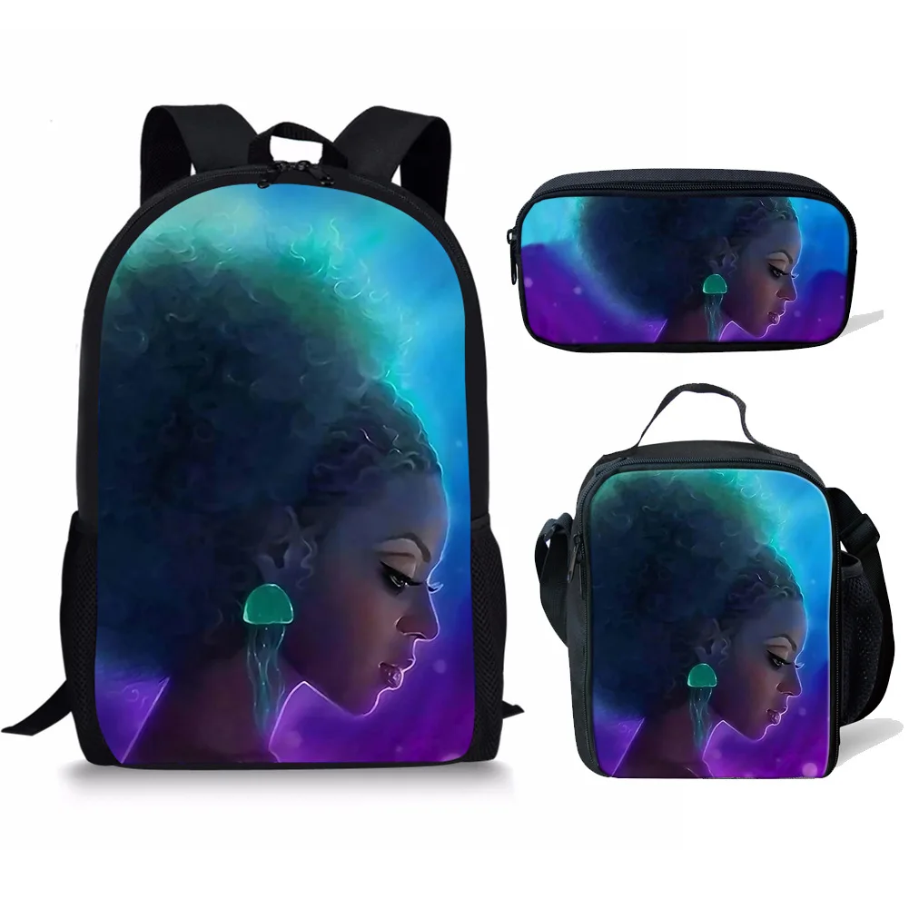 Creative Popular Funny Lovely African Girls 3D Print 3pcs/Set pupil School Bags Laptop Daypack Backpack Lunch bag Pencil Case
Creative Popular Funny Lovely African Girls 3D Print 3pcs/Set pupil School Bags Laptop Daypack Backpack Lunch bag Pencil Case