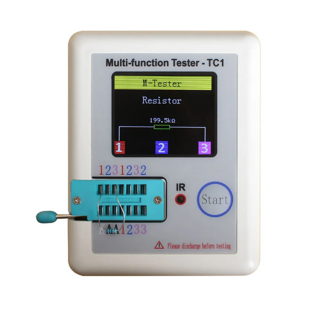 Transistor Tester Digital Triode Capacitance Infrared Wave Meter IGBT Electrician Measurement Test Resistor Capacitor
Transistor Tester Digital Triode Capacitance Infrared Wave Meter IGBT Electrician Measurement Test Resistor Capacitor