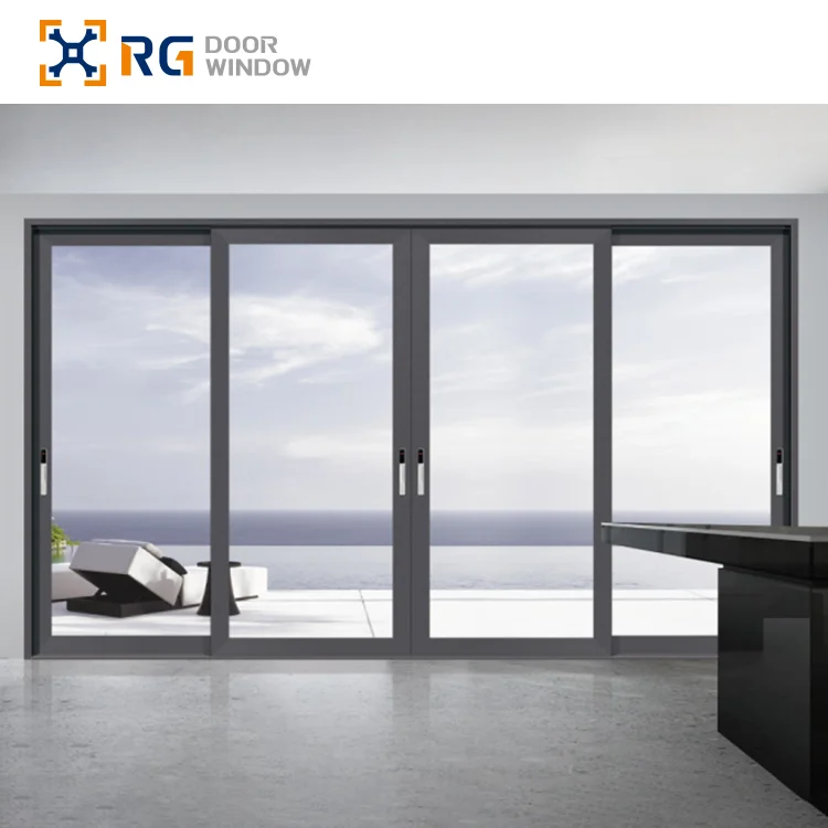 RG180 Thermal Break Sliding Door Natural Color Aluminum Glass Kitchen Bathroom Residential Commercial Sound Insulation Door
RG180 Thermal Break Sliding Door Natural Color Aluminum Glass Kitchen Bathroom Residential Commercial Sound Insulation Door