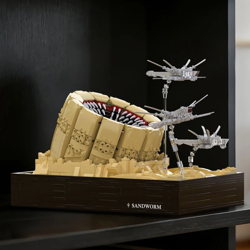 Send TO friend Desktop Decor Gift 1488PCS MOC Movie Building Blocks Sci-Fi Planet Dune Sandworm Ornithopter Scene Models
Send TO friend Desktop Decor Gift 1488PCS MOC Movie Building Blocks Sci-Fi Planet Dune Sandworm Ornithopter Scene Models