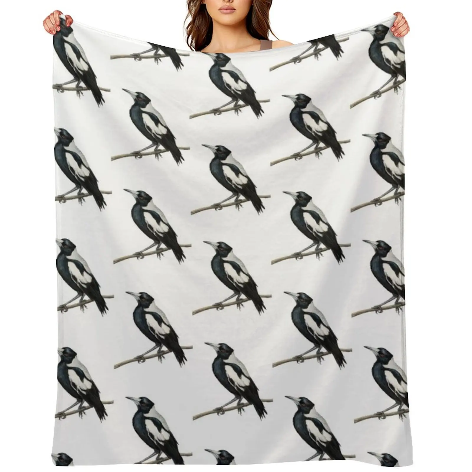 The Australian Magpie, Collingwood's iconic bird - drawing Throw Blanket Cute For Baby Flannel Fabric Retros Blankets
The Australian Magpie, Collingwood's iconic bird - drawing Throw Blanket Cute For Baby Flannel Fabric Retros Blankets