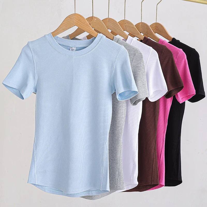 Women's Workout Yoga Shirts Athletic Compression Tee Dry Fit Gym Basic Tops Sports Blouses Top Fitness Running T-shirts Clothes
Women's Workout Yoga Shirts Athletic Compression Tee Dry Fit Gym Basic Tops Sports Blouses Top Fitness Running T-shirts Clothes