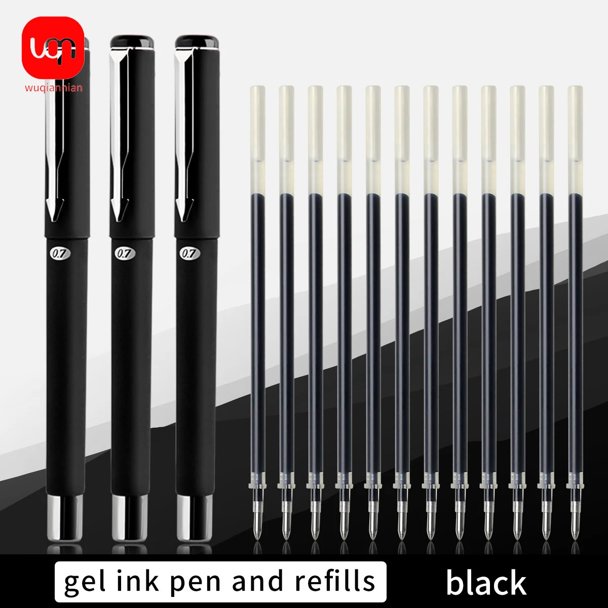 WQN-3/6pcs/set 0.7mm Gel Pen Large Capacity Office Business Pen Signature Pen Office School Supplies Cute Stationery
WQN-3/6pcs/set 0.7mm Gel Pen Large Capacity Office Business Pen Signature Pen Office School Supplies Cute Stationery
