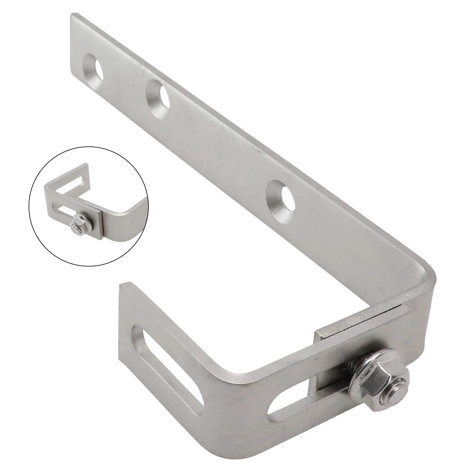 For PV Roof Tilt Mount H Clamp Solar Panel Bracket Stainless Steel Adjustable Photovoltaic Bracketook Photovoltaic Holder New
For PV Roof Tilt Mount H Clamp Solar Panel Bracket Stainless Steel Adjustable Photovoltaic Bracketook Photovoltaic Holder New
