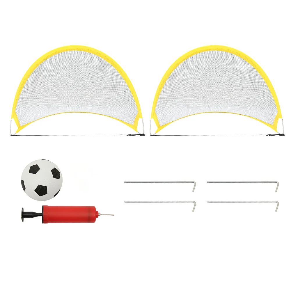 2Pcs Football Goals Portable Lightweight Goal Set for Training and Pickup Games Sports Foldable Pop-Up Dome Shaped Goals
2Pcs Football Goals Portable Lightweight Goal Set for Training and Pickup Games Sports Foldable Pop-Up Dome Shaped Goals