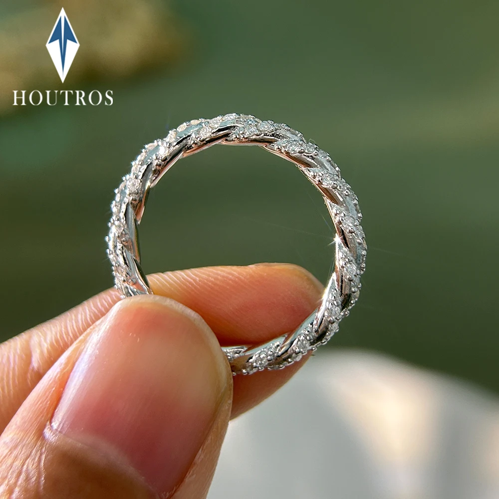 1.1mm All Real Moissanite Diamond Rings for Women 925 Sterling Silver Stackable Twist Ring Wedding Band Jewelry Anniversary Gift
1.1mm All Real Moissanite Diamond Rings for Women 925 Sterling Silver Stackable Twist Ring Wedding Band Jewelry Anniversary Gift