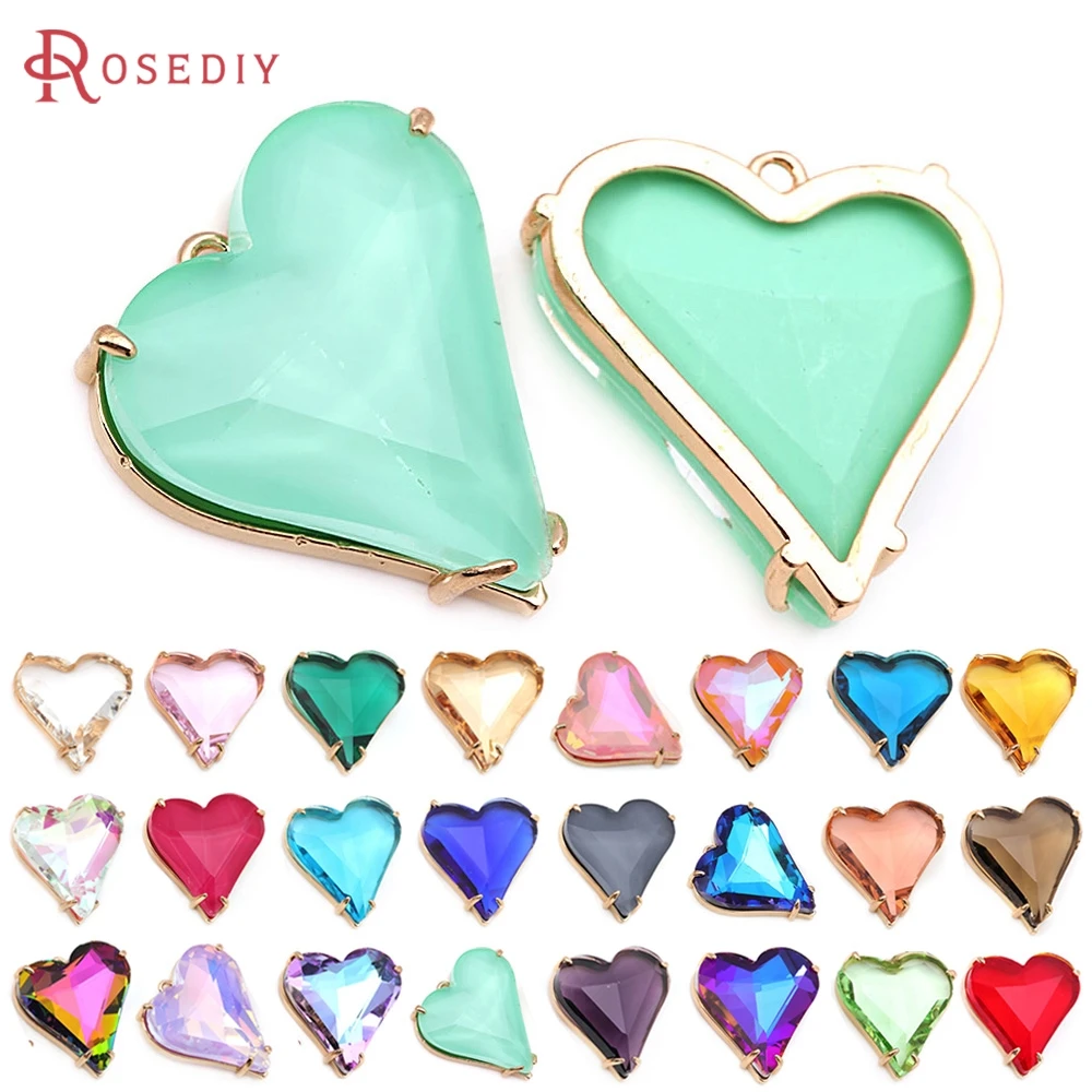 6PCS 18K Gold Color Brass Heart Charms Pendants Necklace Earrings High Quality Jewelry Diy Accessories
6PCS 18K Gold Color Brass Heart Charms Pendants Necklace Earrings High Quality Jewelry Diy Accessories