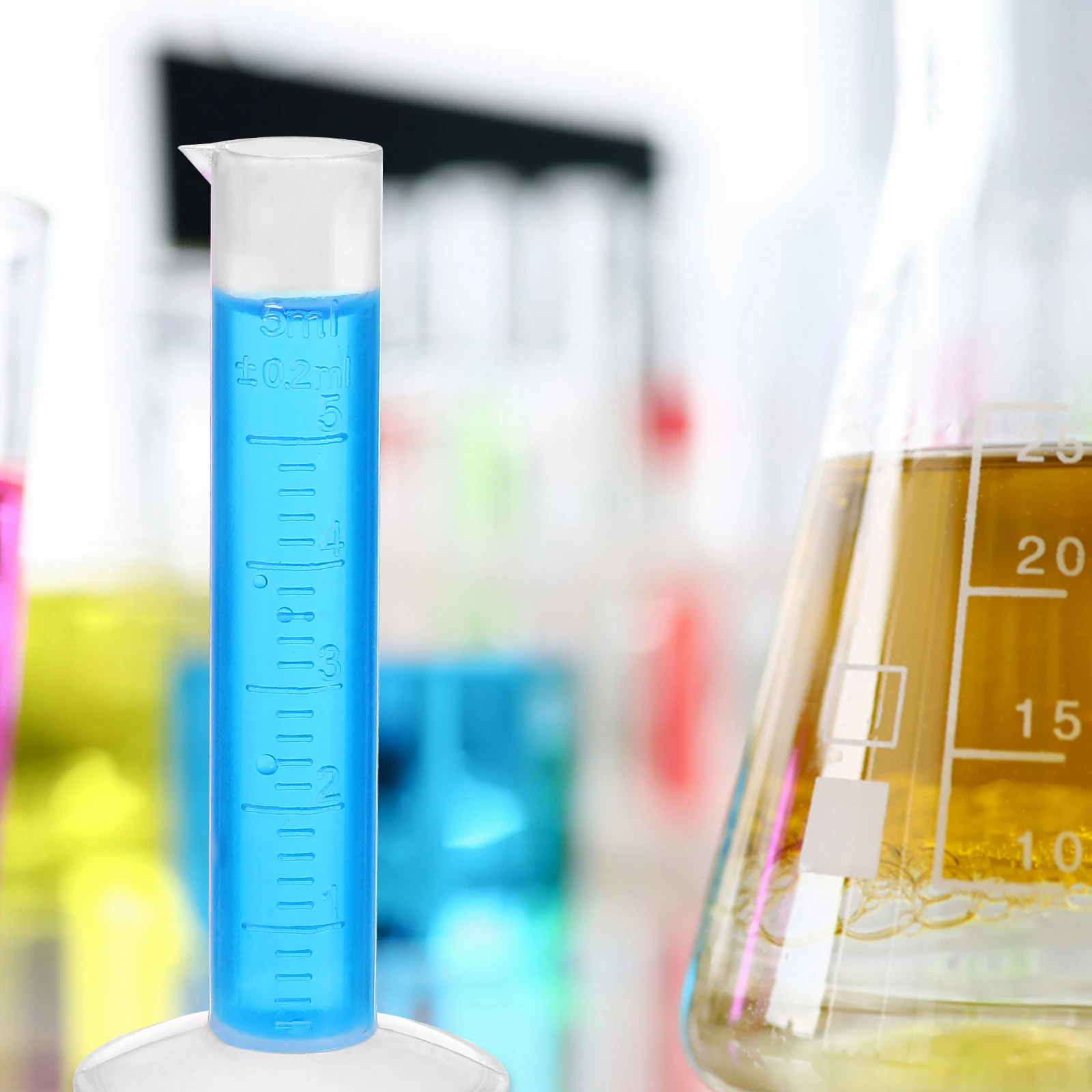 Test Tube Plastic Measuring Cylinder Beaker Set Child Beakers and Tubed Graduated Lab
Test Tube Plastic Measuring Cylinder Beaker Set Child Beakers and Tubed Graduated Lab