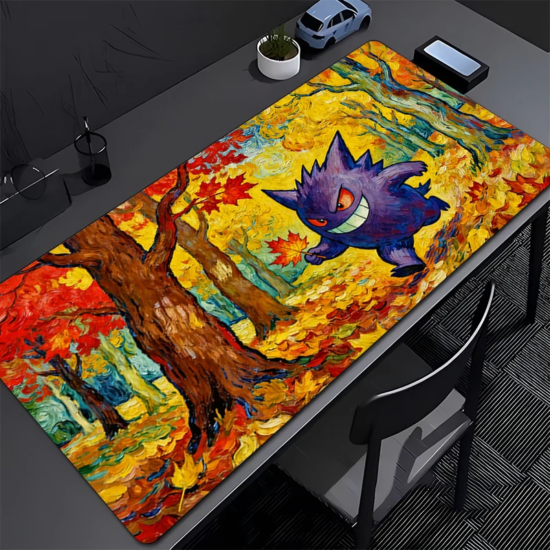 Mouse Pad rubber Large Gamer Extended Desk mat P-Pokemon Gengar Computer Keyboard Pad PC gaming accessories Aesthetic mousepad
Mouse Pad rubber Large Gamer Extended Desk mat P-Pokemon Gengar Computer Keyboard Pad PC gaming accessories Aesthetic mousepad