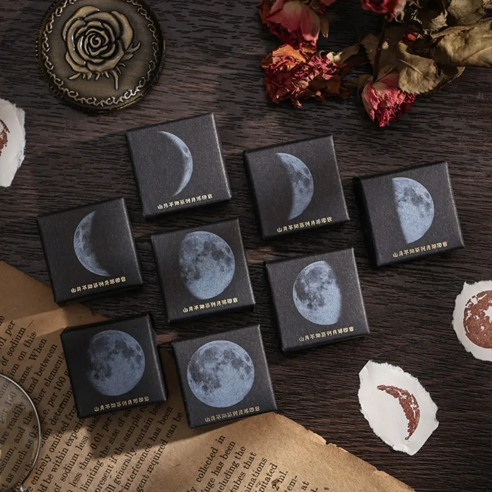 Mountain and Moon Moon Series Seal Circular Wooden Mini Wooden Seal Printing Vintage DIY Decorative Stamp Stationery
Mountain and Moon Moon Series Seal Circular Wooden Mini Wooden Seal Printing Vintage DIY Decorative Stamp Stationery