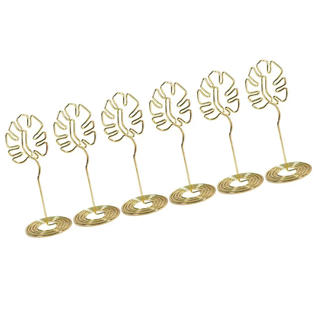 6 Pcs Wedding Supplies Wire Holders Digital Signage Memo Table Number Mini Easel Photo Frame Paper Clips
6 Pcs Wedding Supplies Wire Holders Digital Signage Memo Table Number Mini Easel Photo Frame Paper Clips