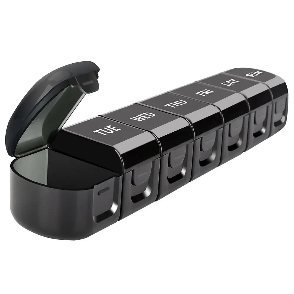 Portable 7-Day Detachable Weekly Pill Organizer 241mmx44mmx26 5mm Case Daily Vitamin Storage Travel
Portable 7-Day Detachable Weekly Pill Organizer 241mmx44mmx26 5mm Case Daily Vitamin Storage Travel