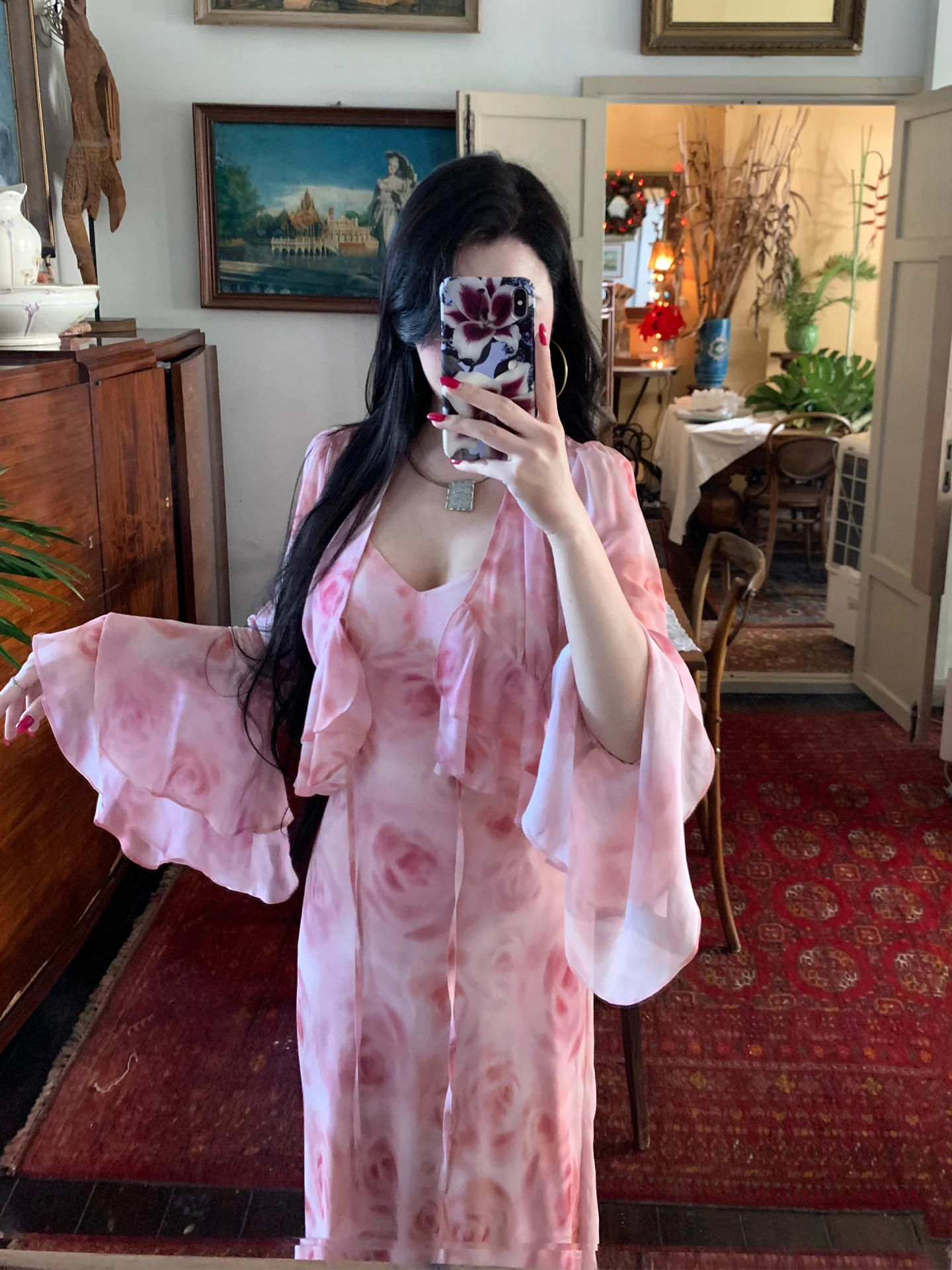 Jia Damao Rose Print Wrap Dress Set Women's Asymmetrical Cut Spring Summer New Arrival Two-Piece Suit for Ages 25-35
Jia Damao Rose Print Wrap Dress Set Women's Asymmetrical Cut Spring Summer New Arrival Two-Piece Suit for Ages 25-35