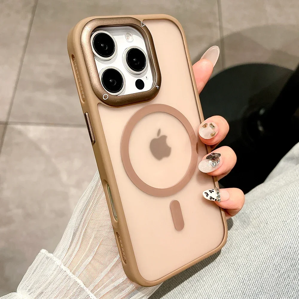 Desert Gold Heat Dissipation Magsafe Charging Phone Case For iPhone 16 15 14 13 12 11 Pro Max Metal frame Magnetic Hard Cover
Desert Gold Heat Dissipation Magsafe Charging Phone Case For iPhone 16 15 14 13 12 11 Pro Max Metal frame Magnetic Hard Cover