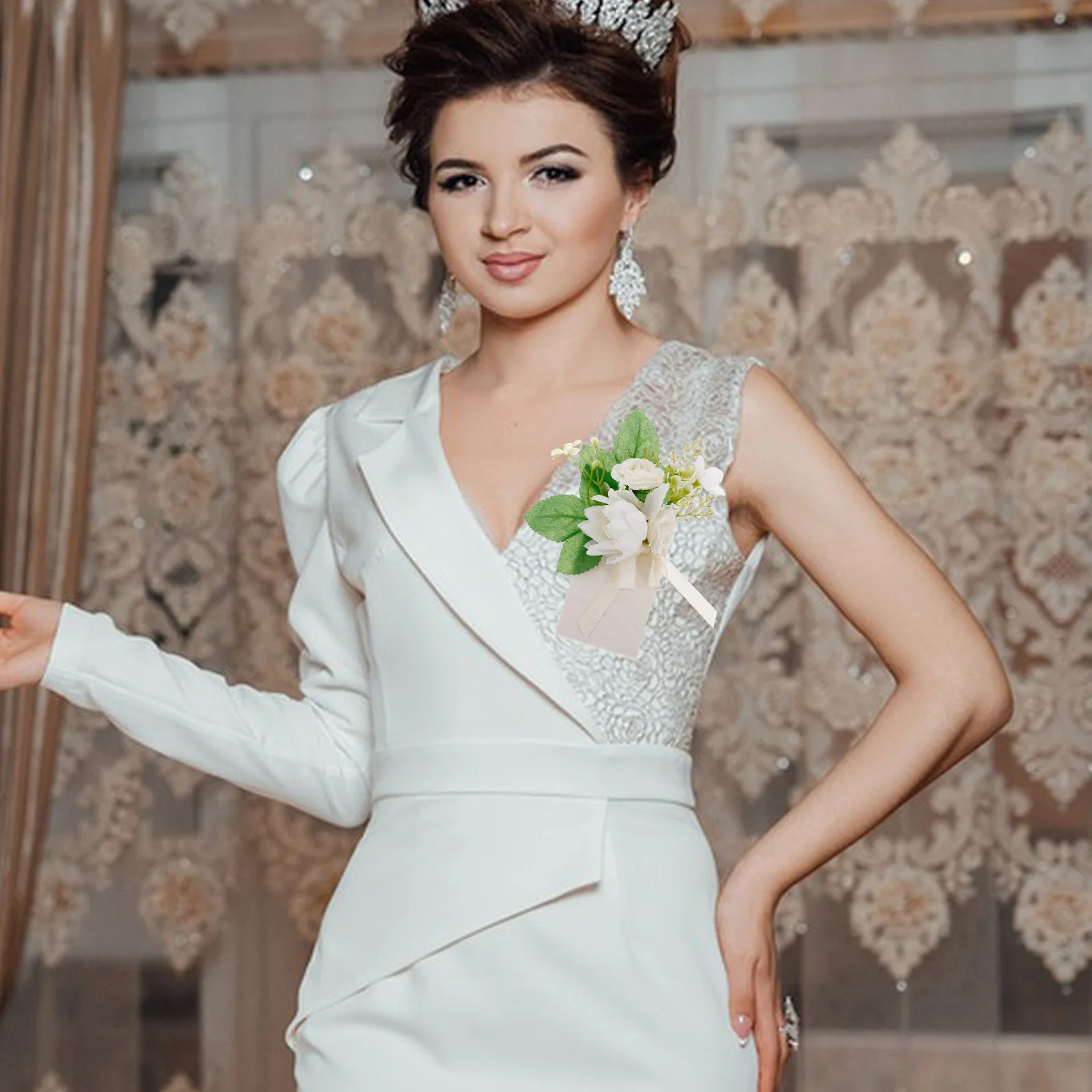 Artificial Flower Boutonniere Handmade Theme Wedding Corsage Pin for Groom Groomsmen Bridal Party Formal Event
Artificial Flower Boutonniere Handmade Theme Wedding Corsage Pin for Groom Groomsmen Bridal Party Formal Event