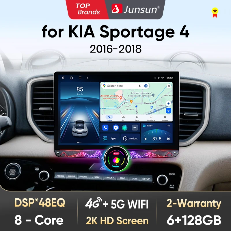 Junsun V1 AI Voice Wireless CarPlay Android Auto Radio for KIA Sportage 4 QL 2016 - 2018 4G Car Multimedia GPS 2din autoradio
Junsun V1 AI Voice Wireless CarPlay Android Auto Radio for KIA Sportage 4 QL 2016 - 2018 4G Car Multimedia GPS 2din autoradio