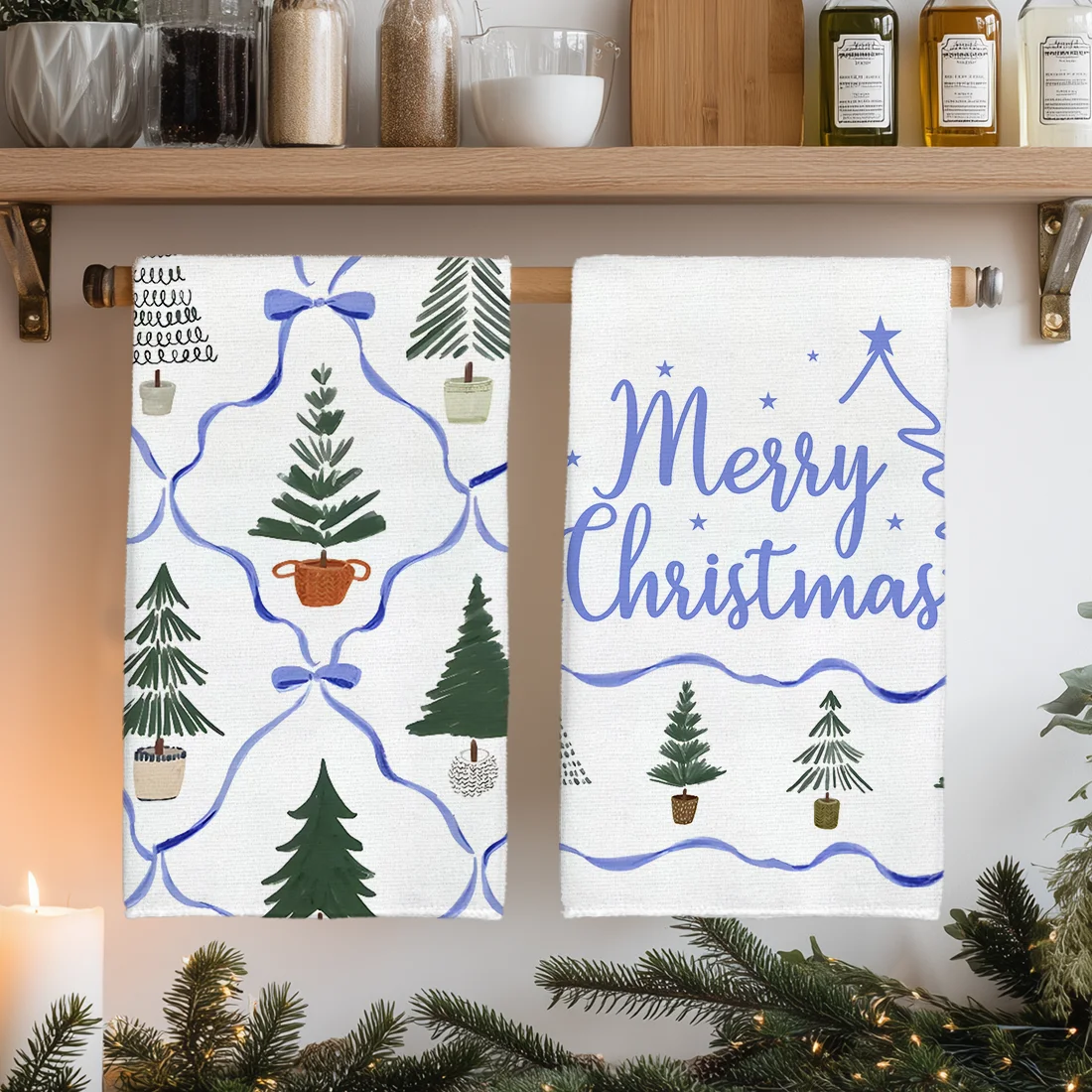 2PCS Christmas Tree Kitchen Towels Dish Towel Dish Cloths Holiday for Kitchen Christmas Decoration 40x60cm
2PCS Christmas Tree Kitchen Towels Dish Towel Dish Cloths Holiday for Kitchen Christmas Decoration 40x60cm