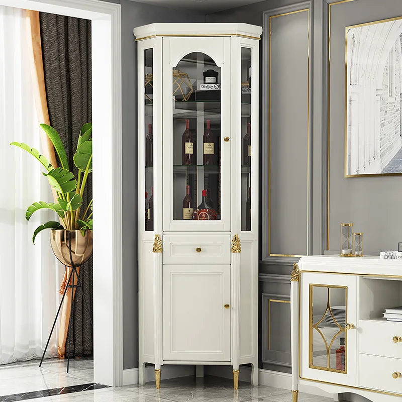 Corner cabinet, corner cabinet, triangular light luxury wine cabinet against the wall, living room corner cabinet, solid wood co
Corner cabinet, corner cabinet, triangular light luxury wine cabinet against the wall, living room corner cabinet, solid wood co