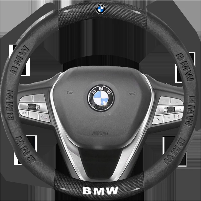 for BMW M X3 X5 X6 G20 G30 E39 E46 E90 E92 F10 Carbon Fiber Leather Steering Wheel Protector38cm Car Cover Styling Accessories
for BMW M X3 X5 X6 G20 G30 E39 E46 E90 E92 F10 Carbon Fiber Leather Steering Wheel Protector38cm Car Cover Styling Accessories